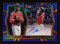 Bryce Eldridge 2025 Select Diamond Action Signatures Blue Prizms #19 #34/49 at PristineAuction.com