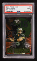 Drew Brees 2001 Press Pass Big Numbers #BN1 RC (PSA 9) at PristineAuction.com