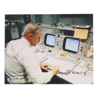 Gene Kranz Signed NASA 8x10 Photo (Beckett) at PristineAuction.com