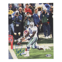 Don Beebe Signed Bills 8x10 Photo Inscribed "BB" (Beckett) at PristineAuction.com