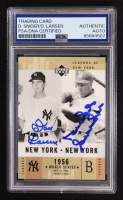 Duke Snider / Don Larsen Signed 2001 Upper Deck Legends Of New York #160 (PSA) at PristineAuction.com