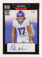 Puka Nacua 2023 Leaf Pro Set Autographs Purple #PSA-PN1 RC #3/3 at PristineAuction.com
