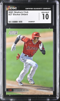 Shohei Ohtani 2021 Stadium Club #37 (CGC GEM MINT 10) at PristineAuction.com
