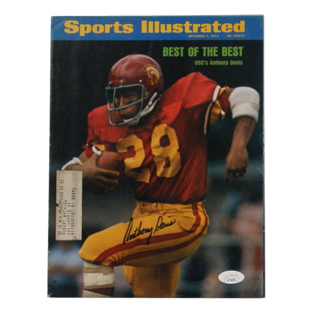 Anthony Davis Signed 1973 Sports Illustrated Magazine Cover (JSA) at PristineAuction.com