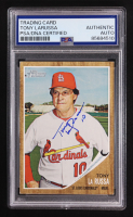 Tony Larussa Signed 2011 Topps Heritage #198 (PSA) at PristineAuction.com