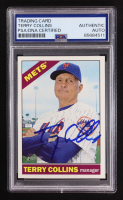 Terry Collins Signed 2011 Topps Heritage #341 (PSA) at PristineAuction.com