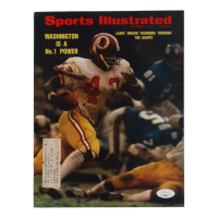 Larry Brown Signed 1972 Sports Illustrated Magazine Cover (JSA) at PristineAuction.com
