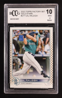 Cal Raleigh 2022 Topps Factory Set Gold Stars #277 RC (BCCG 10) at PristineAuction.com