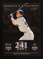 Ichiro Suzuki 2007 Topps Moments and Milestones Black #6 Hit 241 #7/29 at PristineAuction.com