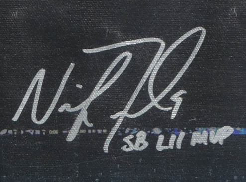 2017 Philadelphia Eagles Super Bowl LII Champions Custom Canvas Display Signed by (20) with Nick Foles, Carl Wentz, A Jeffery, Jake Elliott (JSA) at PristineAuction.com 2017 Philadelphia Eagles Super Bowl LII Champions Custom Canvas Display Signed by (20) with Nick Foles, Carl Wentz, A Jeffery, Jake Elliott (JSA) at PristineAuction.com