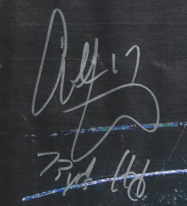 2017 Philadelphia Eagles Super Bowl LII Champions Custom Canvas Display Signed by (20) with Nick Foles, Carl Wentz, A Jeffery, Jake Elliott (JSA) at PristineAuction.com 2017 Philadelphia Eagles Super Bowl LII Champions Custom Canvas Display Signed by (20) with Nick Foles, Carl Wentz, A Jeffery, Jake Elliott (JSA) at PristineAuction.com