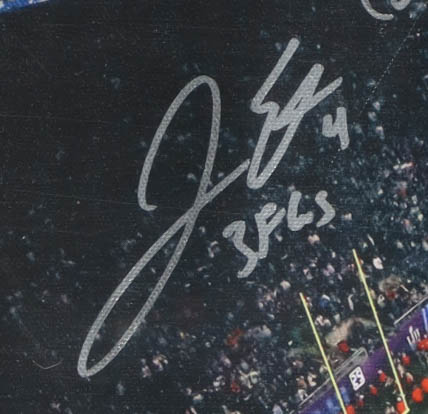 2017 Philadelphia Eagles Super Bowl LII Champions Custom Canvas Display Signed by (20) with Nick Foles, Carl Wentz, A Jeffery, Jake Elliott (JSA) at PristineAuction.com 2017 Philadelphia Eagles Super Bowl LII Champions Custom Canvas Display Signed by (20) with Nick Foles, Carl Wentz, A Jeffery, Jake Elliott (JSA) at PristineAuction.com