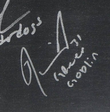 2017 Philadelphia Eagles Super Bowl LII Champions Custom Canvas Display Signed by (20) with Nick Foles, Carl Wentz, A Jeffery, Jake Elliott (JSA) at PristineAuction.com 2017 Philadelphia Eagles Super Bowl LII Champions Custom Canvas Display Signed by (20) with Nick Foles, Carl Wentz, A Jeffery, Jake Elliott (JSA) at PristineAuction.com