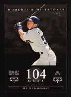Ichiro Suzuki 2007 Topps Moments and Milestones Black #6 Hit 104 #29/29 at PristineAuction.com