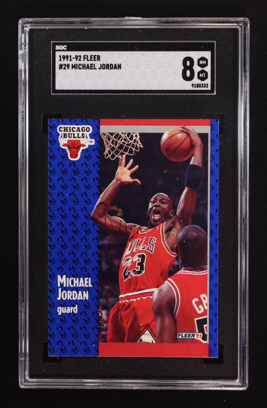 Michael Jordan 1991-92 Fleer #29 (SGC 8) at PristineAuction.com Michael Jordan 1991-92 Fleer #29 (SGC 8) at PristineAuction.com