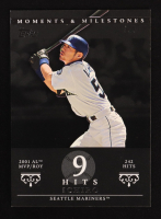 Ichiro Suzuki 2007 Topps Moments and Milestones Black #6 Hit 9 #23/29 at PristineAuction.com