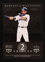 Ichiro Suzuki 2007 Topps Moments and Milestones Black #8 Triple 2 #4/29 at PristineAuction.com