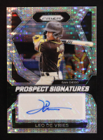 Leo De Vries 2024 Panini Prizm Prospect Signatures Prizms Pulsar #14 #84/199 at PristineAuction.com
