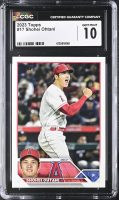 Shohei Ohtani 2023 Topps #17 (CGC 10) at PristineAuction.com