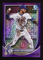 Bobby Witt Jr. 2025 Bowman Chrome Mega Box Purple Refractors #7 #193/250 at PristineAuction.com
