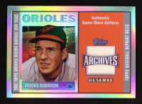 Brooks Robinson 2002 Topps Archives Reserve Uniform Relics #BR 64 Uni D at PristineAuction.com