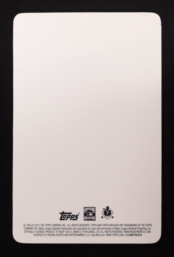 Mickey Mantle 2012 Topps Archives 3-D #MM at PristineAuction.com Mickey Mantle 2012 Topps Archives 3-D #MM at PristineAuction.com