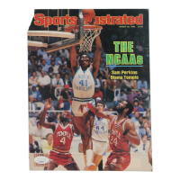 Sam Perkins Signed 1984 Sports Illustrated Magazine Cover (JSA) at PristineAuction.com
