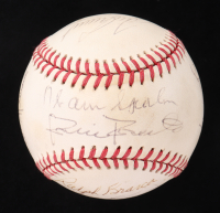 ONL Baseball Signed by (12) with Warren Spahn, Robin Roberts, Tom Seaver, Harmon Killebrew with Multiple Inscriptions (JSA) at PristineAuction.com