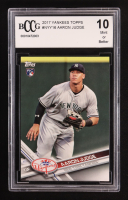 Aaron Judge 2017 Yankees Topps #NYY16 RC (BCCG 10) at PristineAuction.com