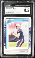 Drake Maye 2024 Donruss #379 RC (CGC 8.5) at PristineAuction.com