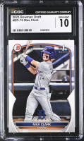 Max Clark 2023 Bowman Draft #BD-76 RC (CGC 10) at PristineAuction.com