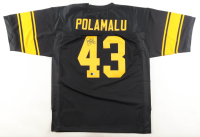 Troy Polamalu Signed Steelers Mitchell & Ness Authentic Jersey (Beckett) at PristineAuction.com