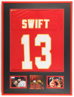 Taylor Swift Signed "The Life of A Showgirl" Custom Framed CD Album Display with Jersey (JSA) at PristineAuction.com