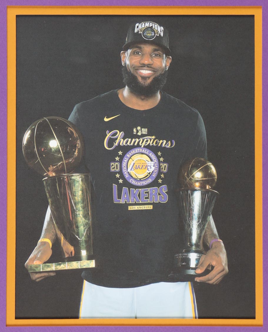 LeBron James Signed Custom Framed Jersey Display with Photos (Fanatics) at PristineAuction.com LeBron James Signed Custom Framed Jersey Display with Photos (Fanatics) at PristineAuction.com