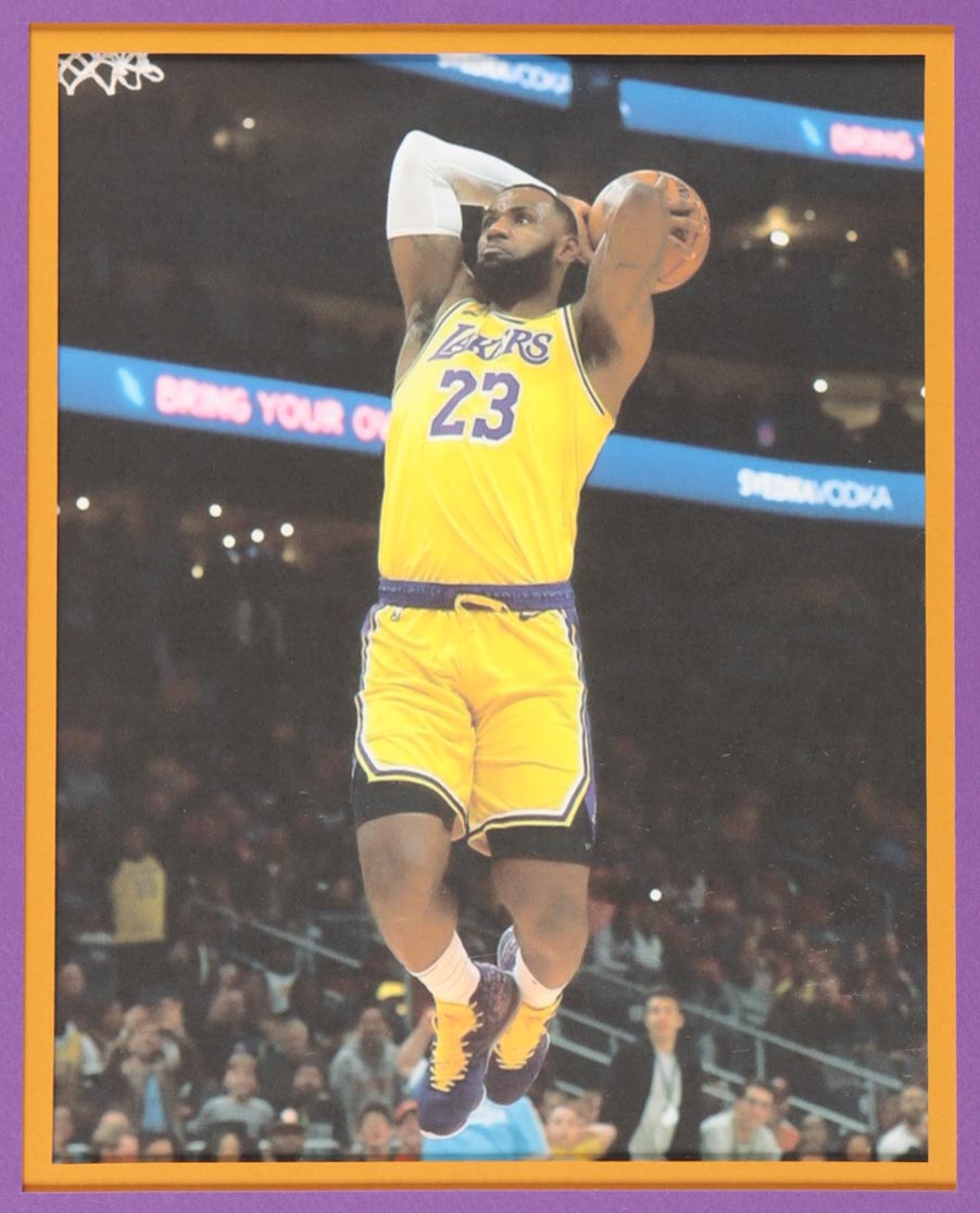 LeBron James Signed Custom Framed Jersey Display with Photos (Fanatics) at PristineAuction.com LeBron James Signed Custom Framed Jersey Display with Photos (Fanatics) at PristineAuction.com