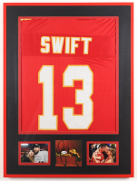 Taylor Swift Signed "The Life of A Showgirl" Custom Framed CD Album Display with Jersey (JSA) at PristineAuction.com