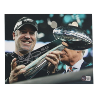 Doug Pederson Signed Eagles 8x10 Photo Inscribed "SBLII" (Beckett) at PristineAuction.com