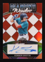 Konnor Griffin 2024 Leaf Metal Diamond Wonders Autographs Red #DW-KG1 #4/20 RC at PristineAuction.com