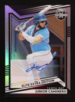 Junior Caminero 2022 Elite Extra Edition Signatures #164 RC at PristineAuction.com