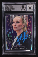 Jessica Campbell Signed 2024 Leaf Metal Women Of Sports Prismatic Purple #37 #3/12 (BGS | Autograph Graded BGS 10) at PristineAuction.com