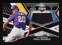 Paul Skenes 2023 Elite Extra Edition First Round Materials #8 RC at PristineAuction.com