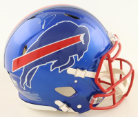 Stefon Diggs Signed Bills Authentic On-Field Flash Alternate Speed Helmet (Beckett) at PristineAuction.com