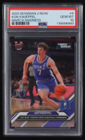 Kon Knueppel 2025 Bowman University Now March Madness #4 (PSA 10) at PristineAuction.com