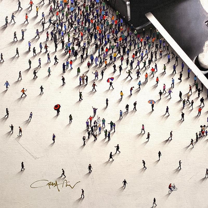 "Populus: Andy's Factory" LE 41x41 Custom Framed Giclee on Canvas by Craig Alan (Artova) at PristineAuction.com "Populus: Andy's Factory" LE 41x41 Custom Framed Giclee on Canvas by Craig Alan (Artova) at PristineAuction.com