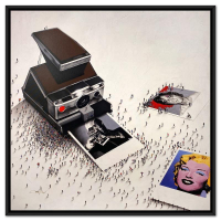 "Populus: Andy's Factory" LE 41x41 Custom Framed Giclee on Canvas by Craig Alan (Artova) at PristineAuction.com