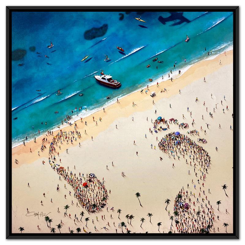 "Populus: Footprints Of Memories" LE 41x41 Custom Framed Giclee on Canvas by Craig Alan (Artova) at PristineAuction.com "Populus: Footprints Of Memories" LE 41x41 Custom Framed Giclee on Canvas by Craig Alan (Artova) at PristineAuction.com