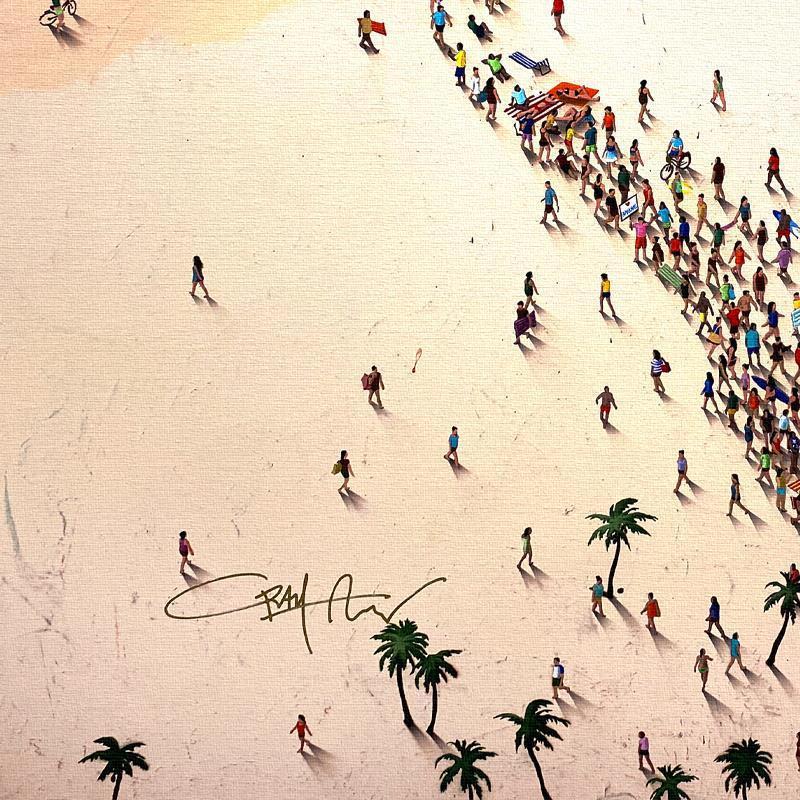 "Populus: Footprints Of Memories" LE 41x41 Custom Framed Giclee on Canvas by Craig Alan (Artova) at PristineAuction.com "Populus: Footprints Of Memories" LE 41x41 Custom Framed Giclee on Canvas by Craig Alan (Artova) at PristineAuction.com