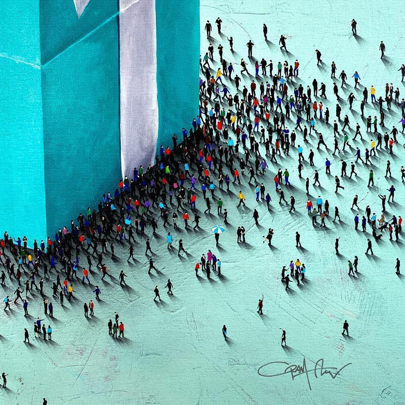 "Populus: Altered Reality" LE 37x37 Custom Framed Giclee on Canvas by Craig Alan (Artova) at PristineAuction.com "Populus: Altered Reality" LE 37x37 Custom Framed Giclee on Canvas by Craig Alan (Artova) at PristineAuction.com