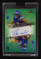 Puka Nacua 2024 Wild Card 5 Card Draw Stacked Deck King Diamonds Autograph Green #SDPD-PNA RC #1/1 at PristineAuction.com