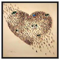 "Populus: Summer Love" LE 37x37 Custom Framed Giclee on Canvas by Craig Alan (Artova) at PristineAuction.com